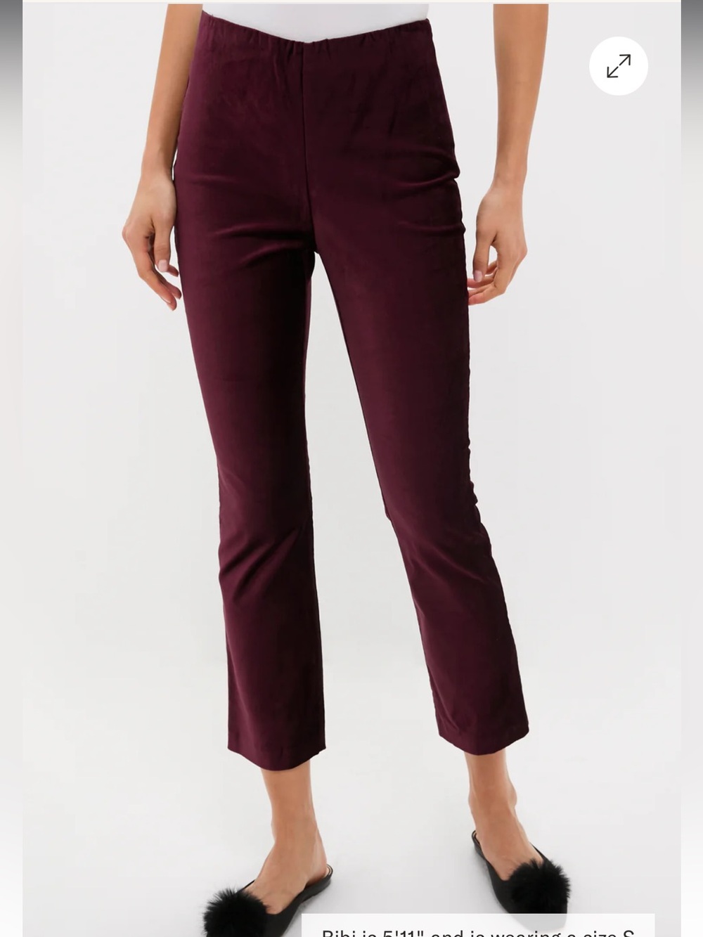 Tuckernuck Merlot Velvet Ashford Pants - Size L